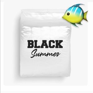 Black Summer Classic bed cover